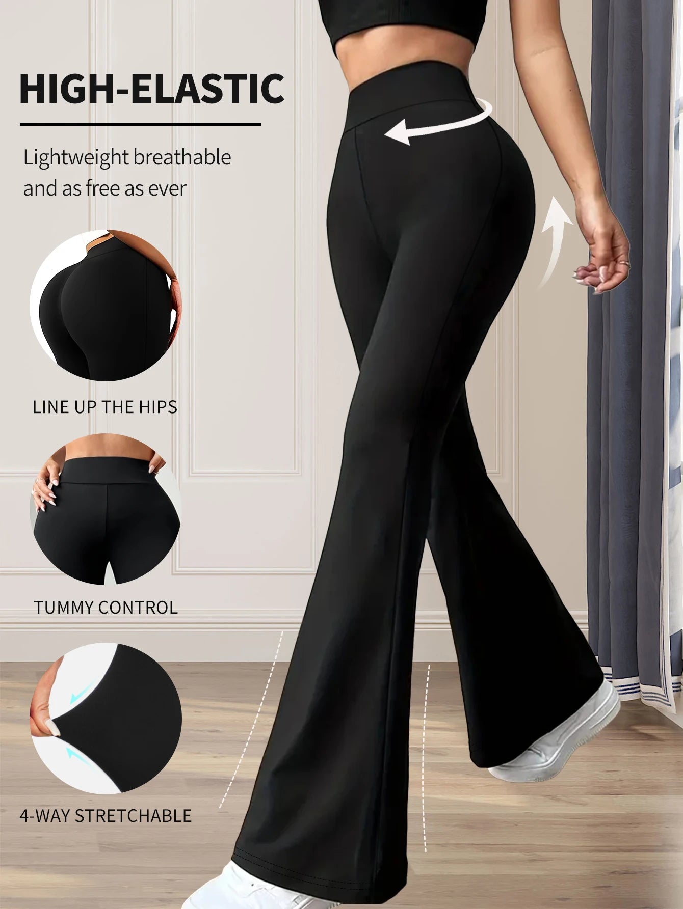 Velisse Slim Flare Pants for women 2026